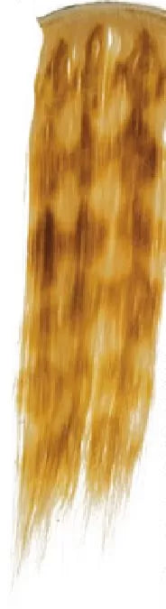 Natural Hair Extensions, Diamond Pattern, White/Small, 12x45cm