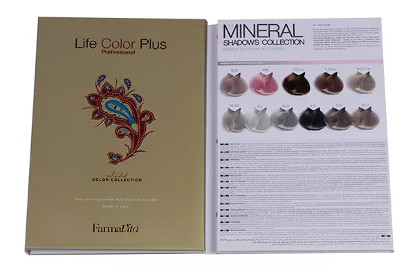 LIFE COLOR color chart: 140 shades for large highlights