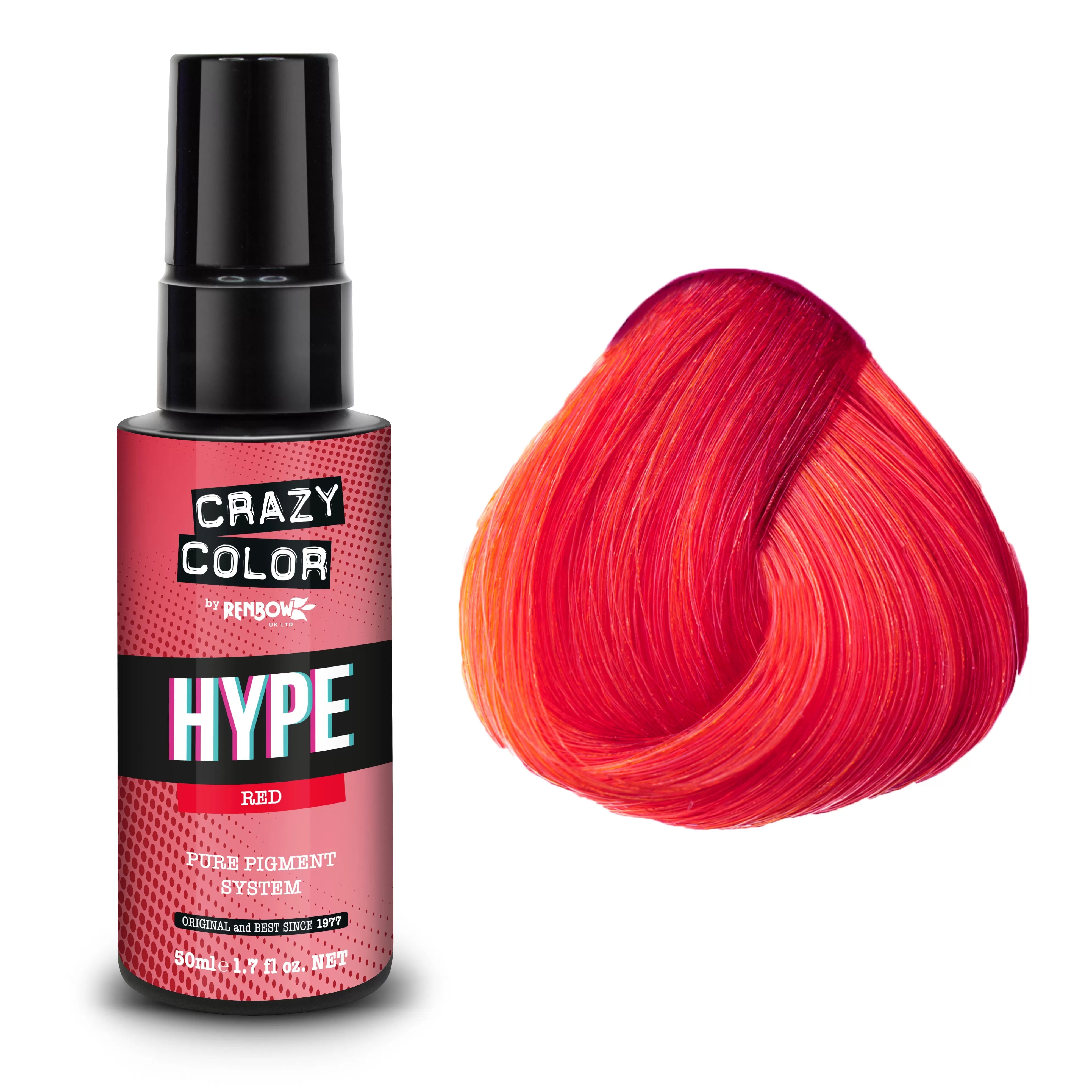 Pigment Colorat.CrazyColor ROUGE RED 30ML (ex50ml)