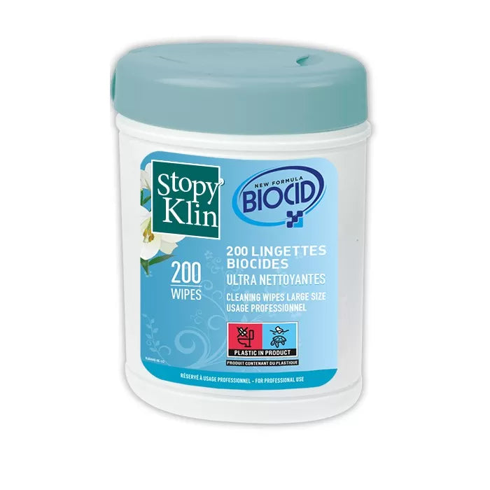 Stopy Klin Cleansing Wipes x200 Biocide