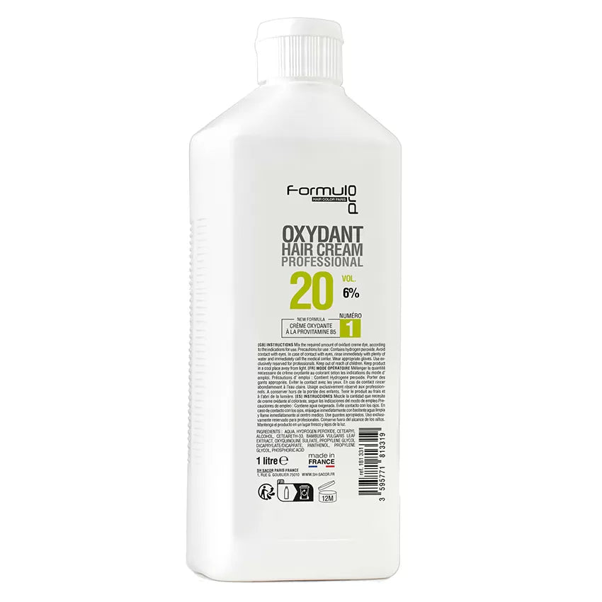 Cream oxidant 6% - 20Vol No. 1 - Pro Formula (1L)