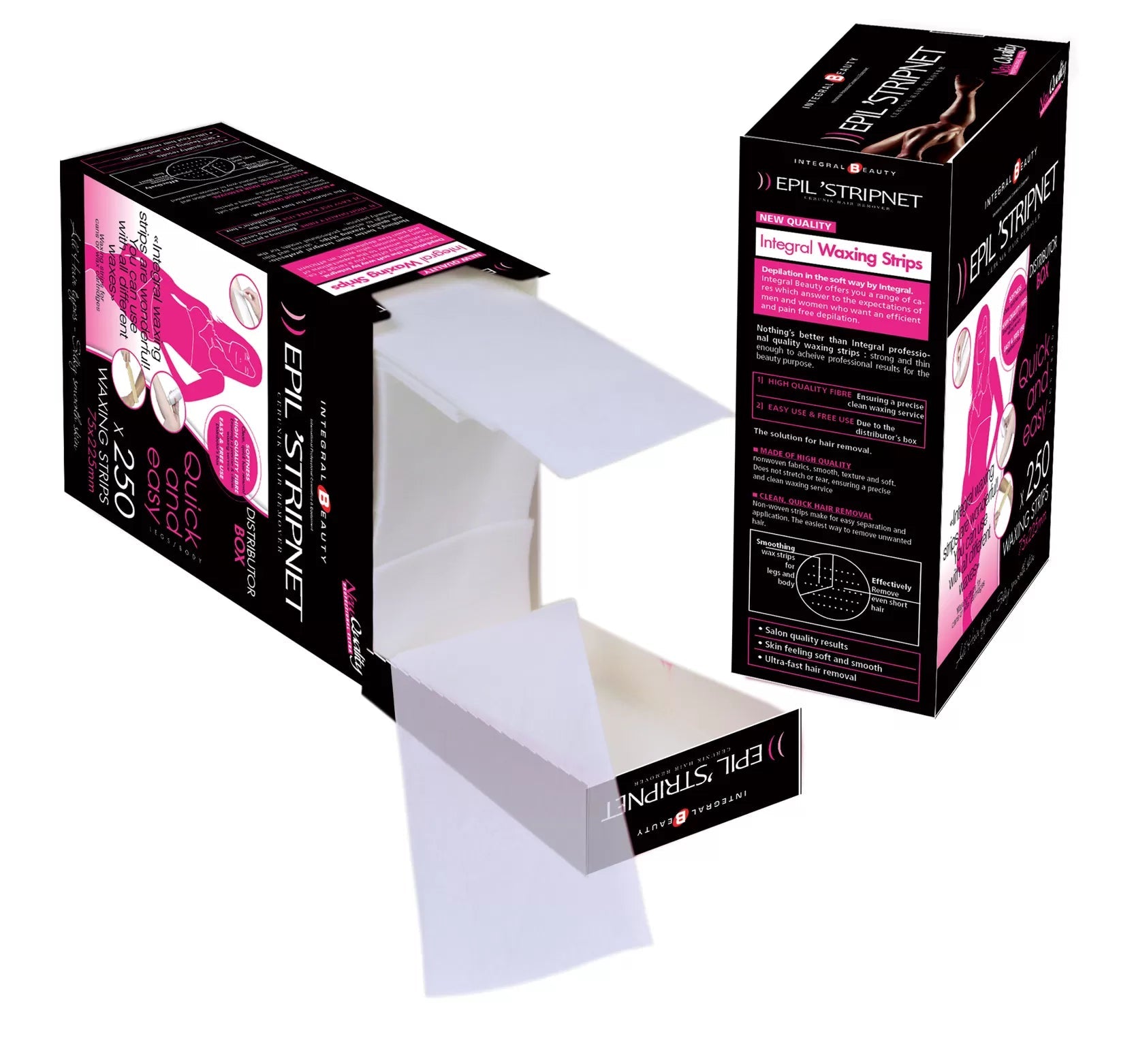 CERUNIK Foam Paper Strips - 250 Strips, 75 x 200 mm, Extra Quality