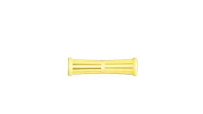 Mini yellow yo-yo hair rollers (60x11mm) x12