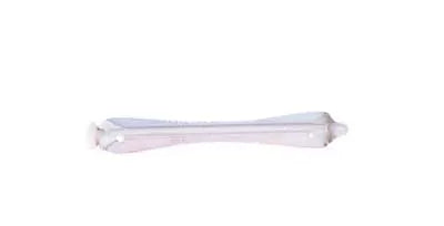 Bigoudis blanc/rose (60x7mm) x12
