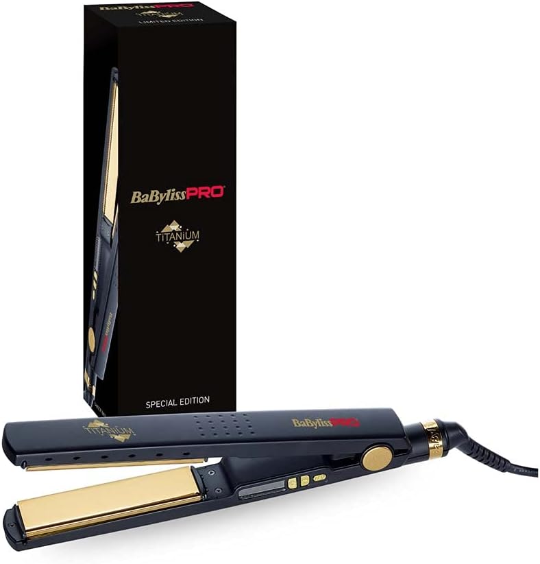 TITANIUM STRAIGHTENER (black) - Ionic -70W - (150-230°C)