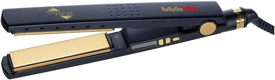 TITANIUM STRAIGHTENER (black) - Ionic -70W - (150-230°C)
