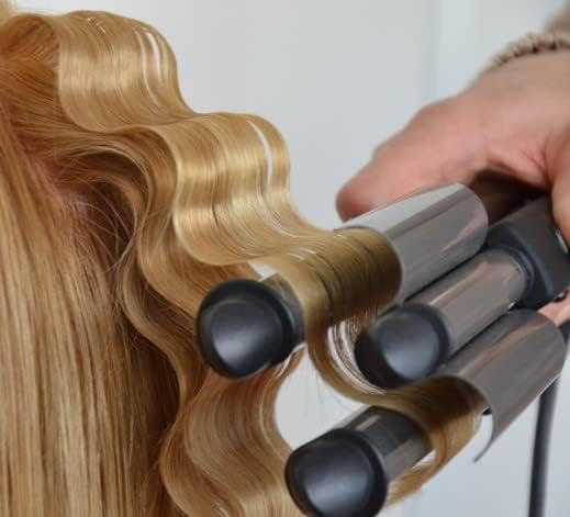 WAWER Triple Curling Iron (140-220°C) Ø22/19/22mm