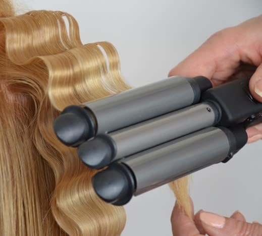 WAWER Triple Curling Iron (140-220°C) Ø22/19/22mm