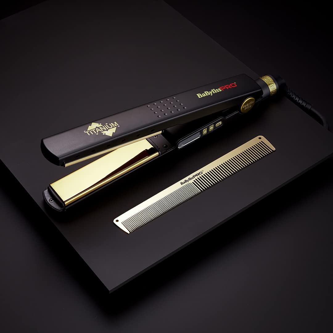 TITANIUM STRAIGHTENER (black) - Ionic -70W - (150-230°C)