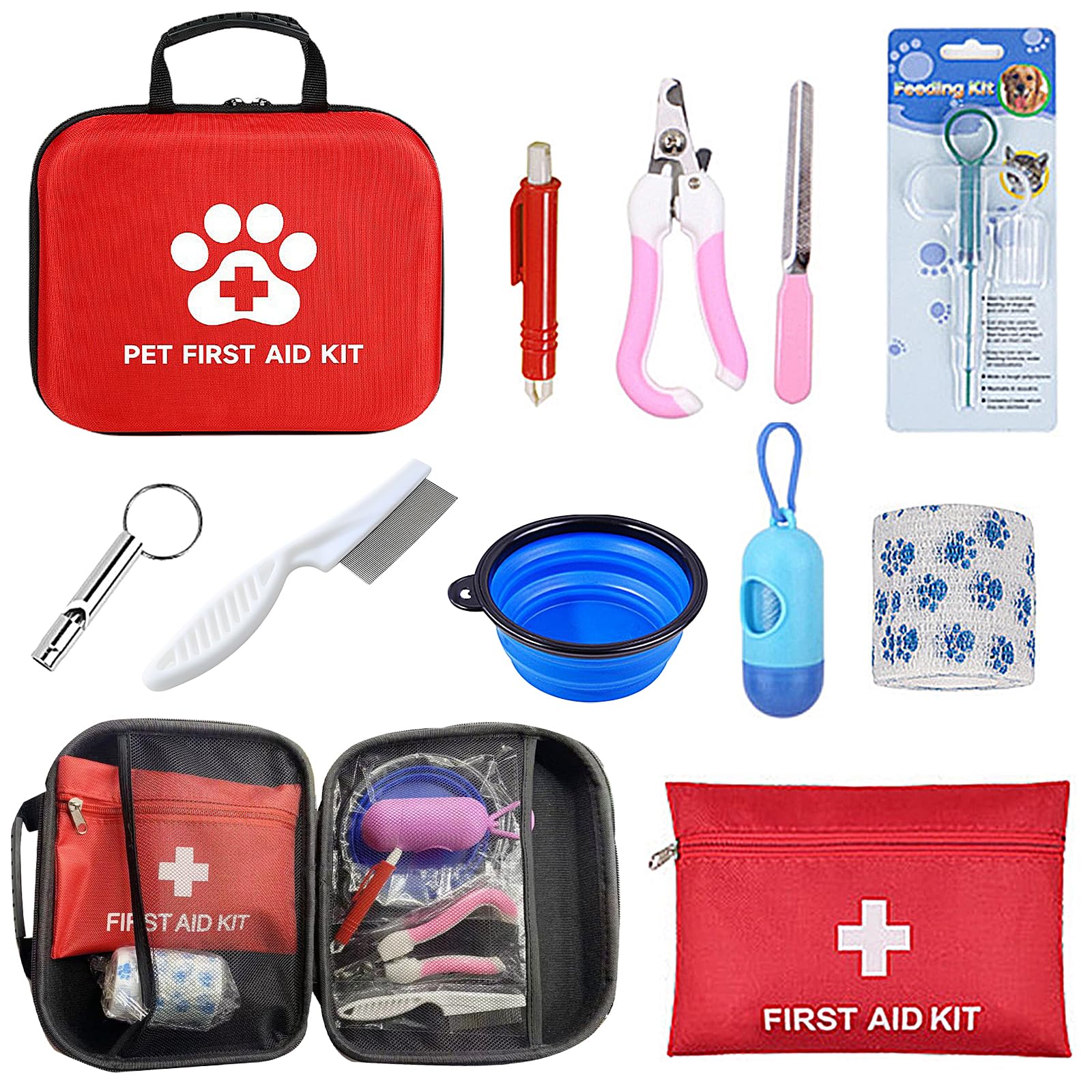 First aid kit, 12 pieces