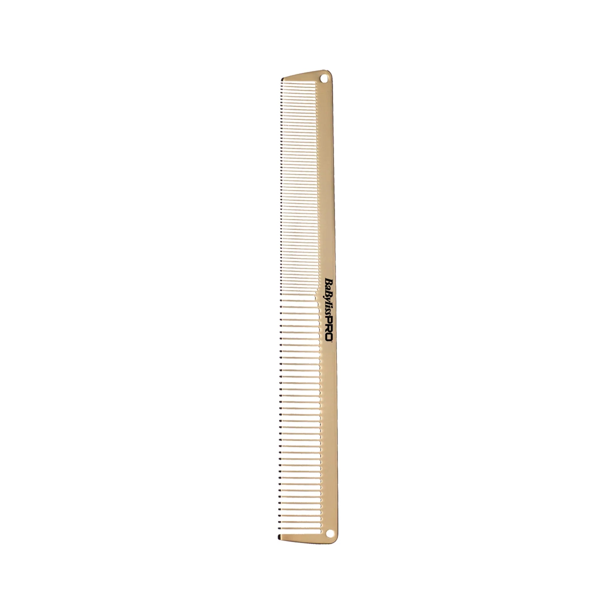 Gold metal comb