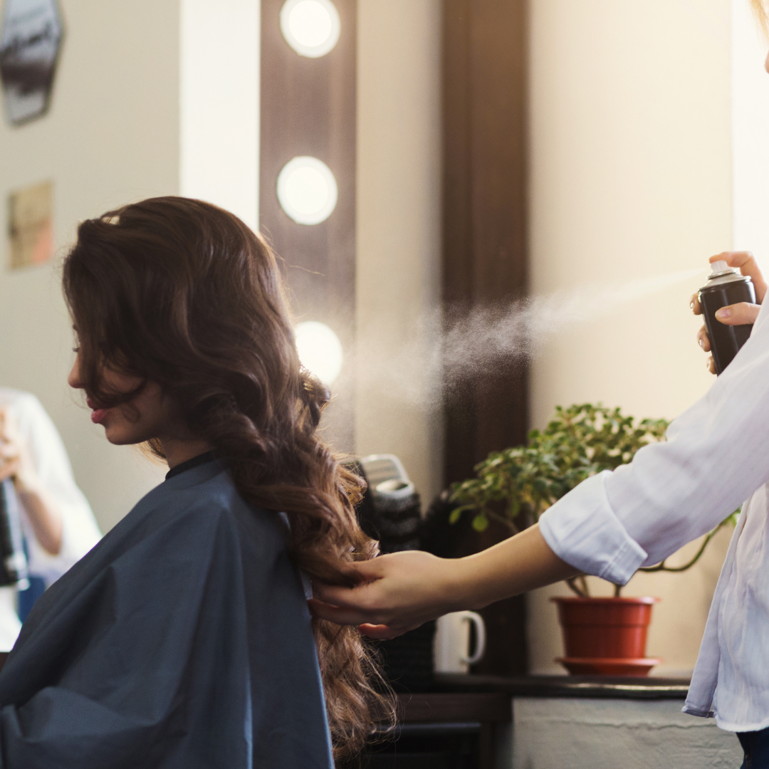 Root touch-up + blow-dry