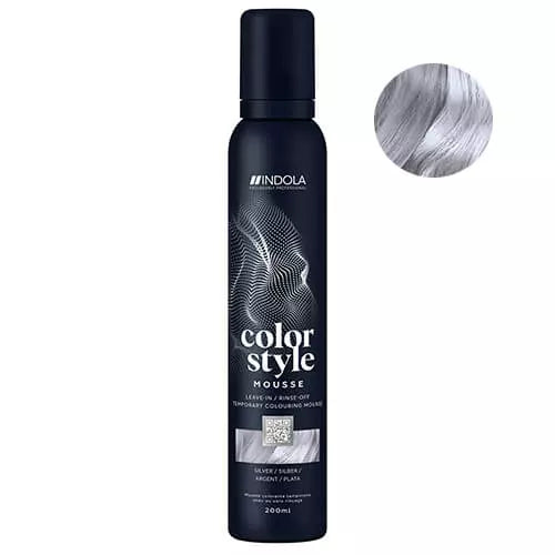 INDOLA COLOR STYLE MOUSSE Silver 200ml