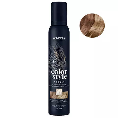 INDOLA COLOR STYLE MOUSSE Beige Blonde 200ml