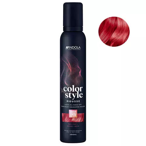 INDOLA COLOR STYLE MOUSSE Red 200ml