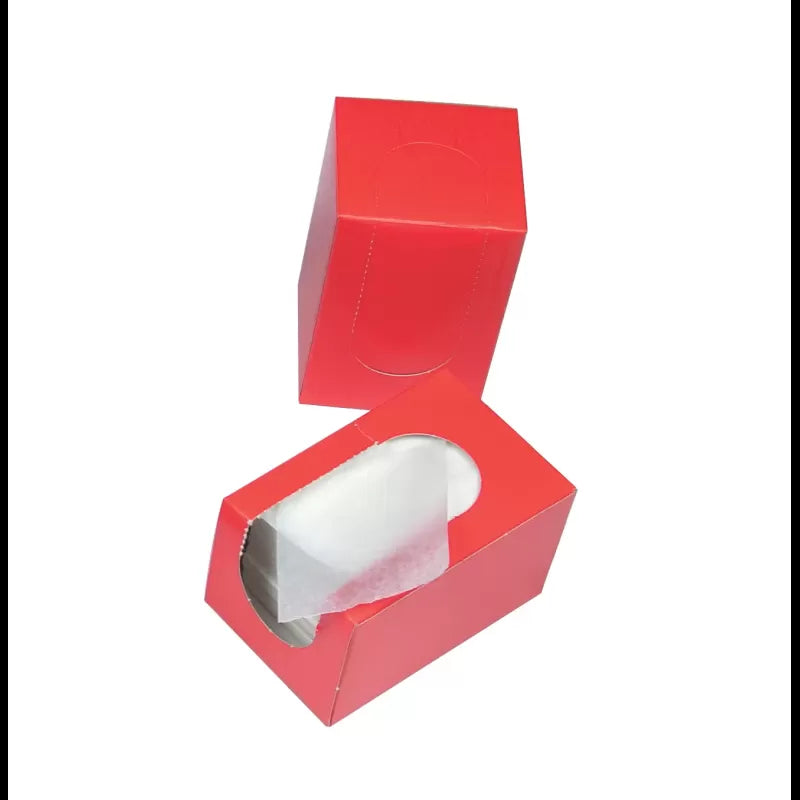 Eco Point Papers - Red Box of 1000, White 75x50 mm 
