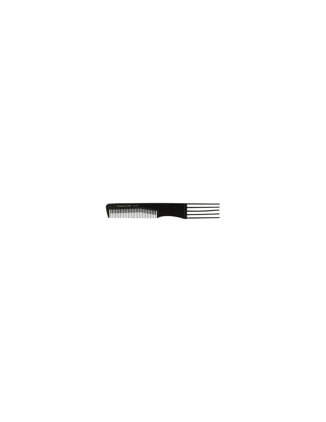 5-Tooth ABS Black 195mm Forked Comb - CENTAURE