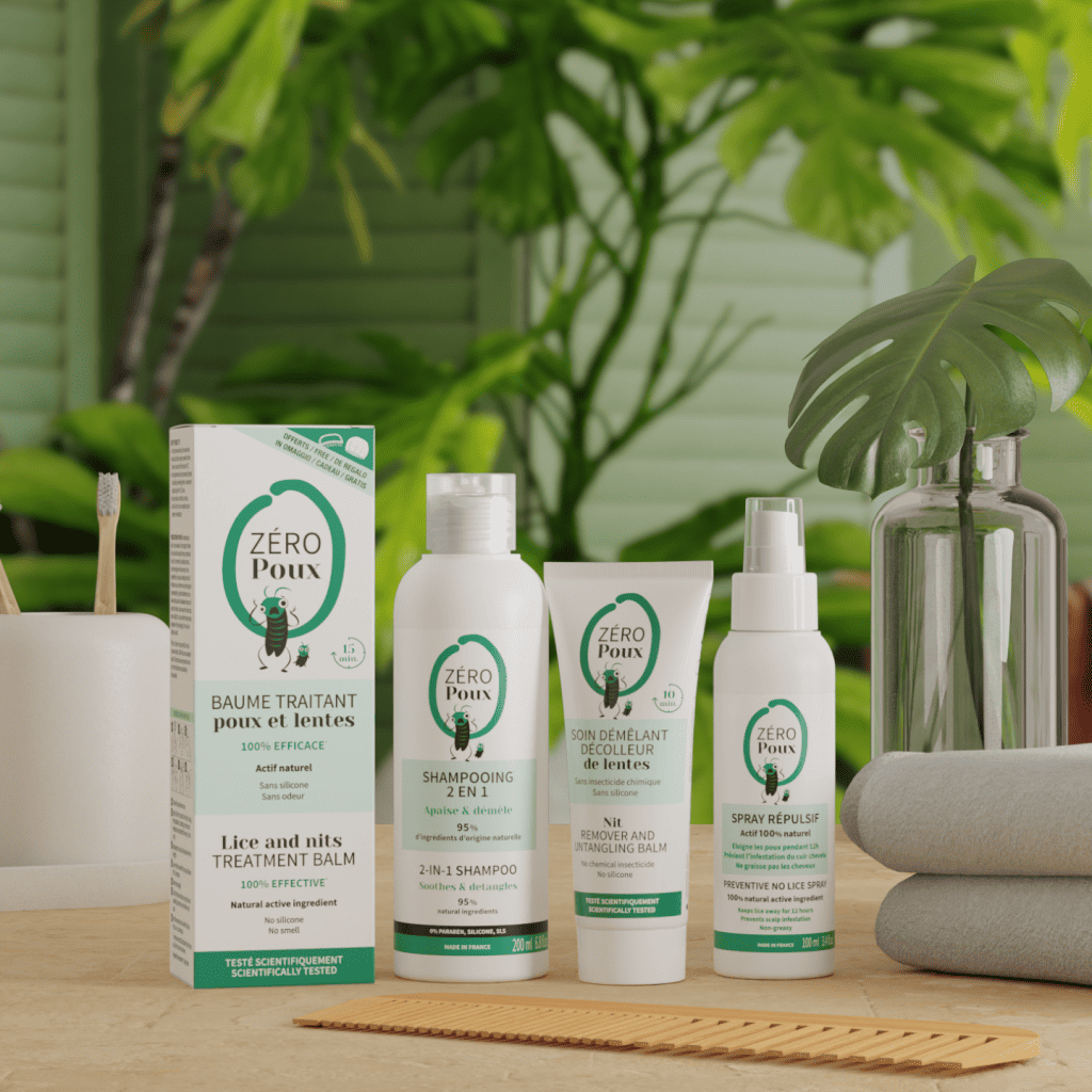 Anti-lice treatment balm 